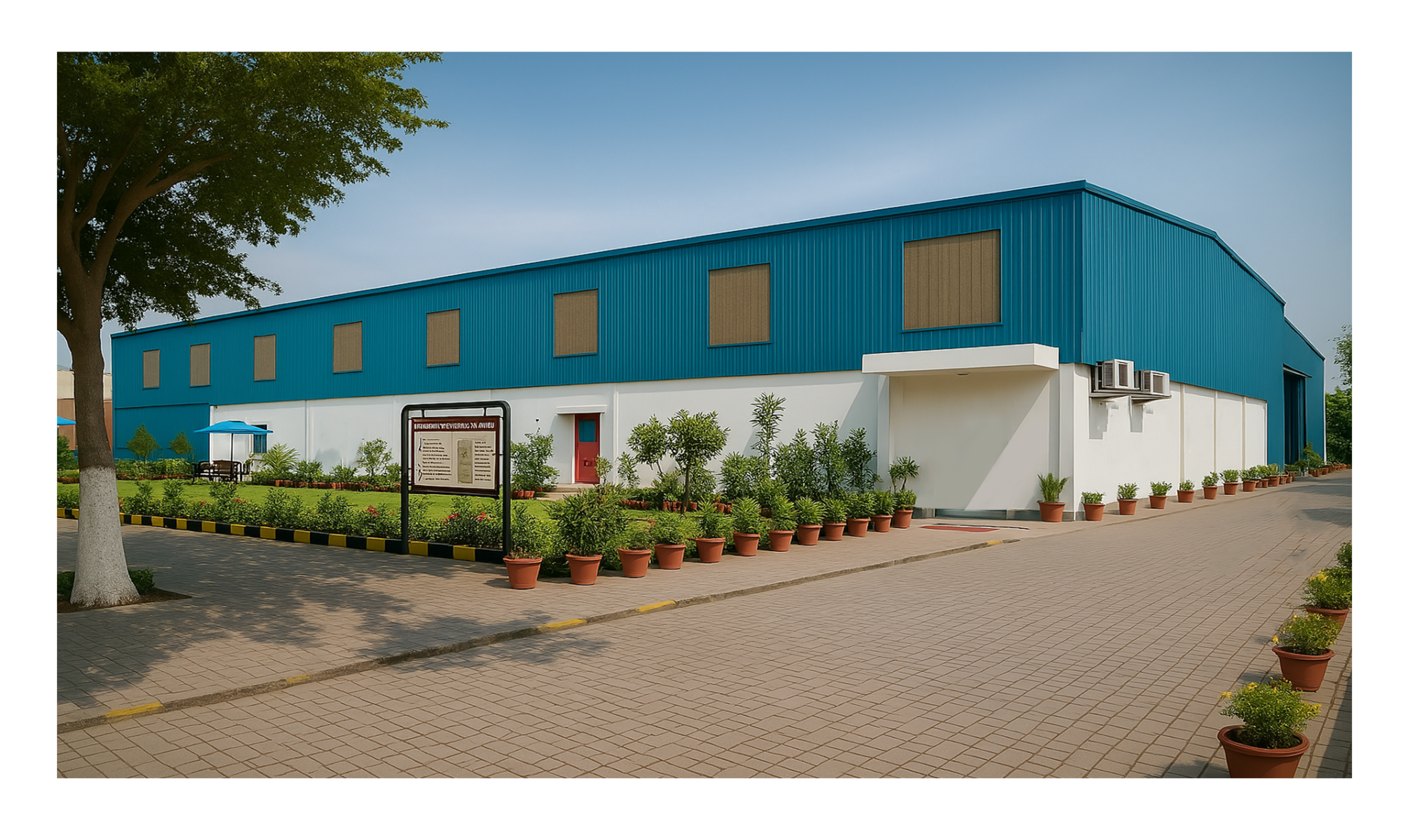 Exterior view of the Stancos manufacturing facility