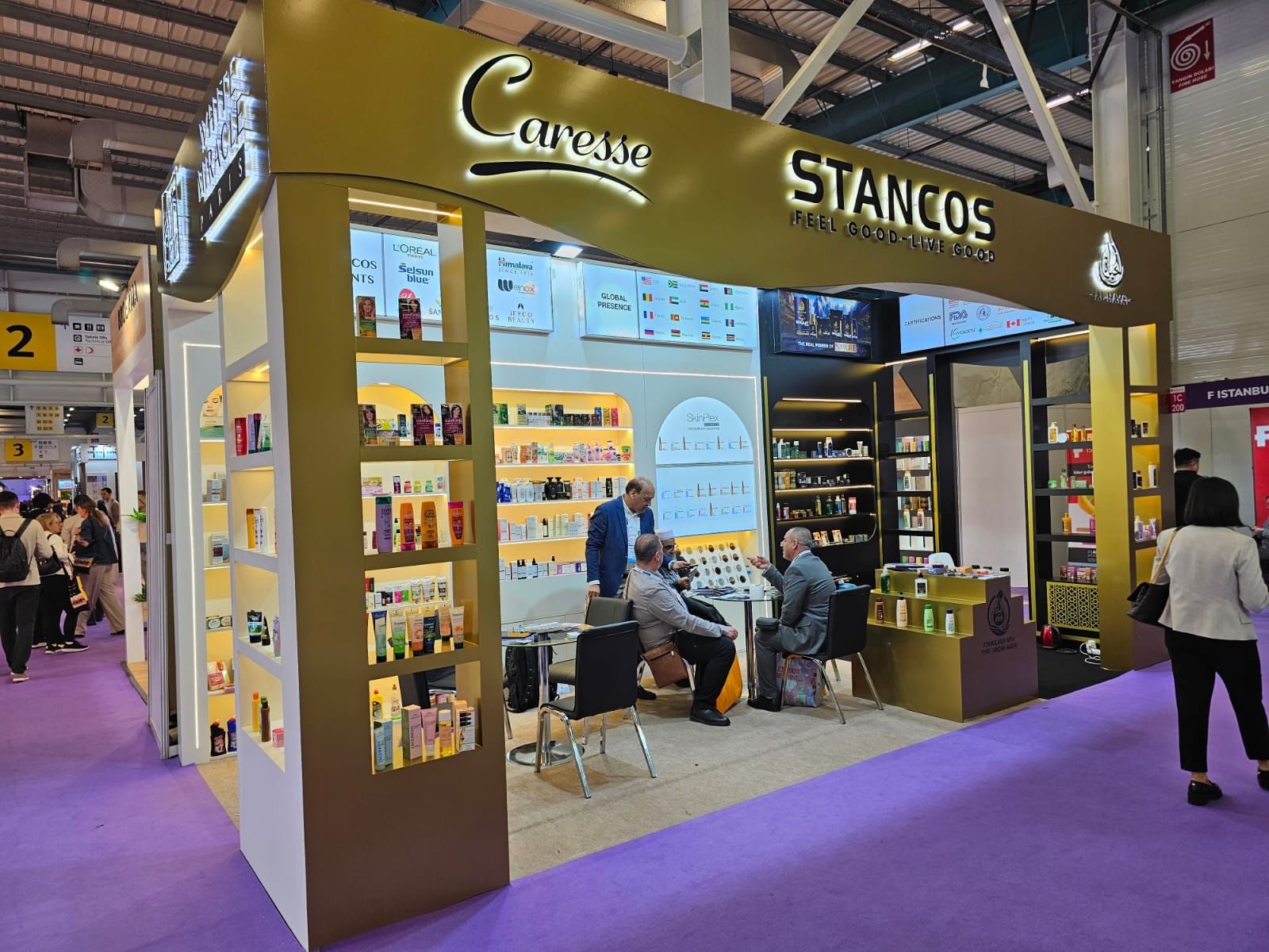 STANCOS exhibition stand at BEAUTYISTANBUL 2026